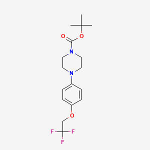Tert-butyl 4-[4-(2,2,2-trifluoroethoxy)phenyl]piperazine-1-carboxylate