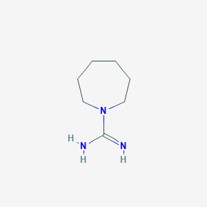 molecular formula C7H15N3 B8337969 Azepane-1-carboxamidine 