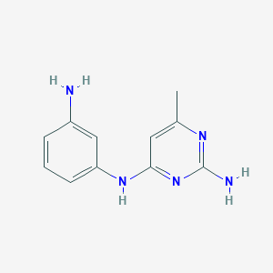 N4-(3-Aminophenyl)-6-methylpyrimidine-2,4-diamine