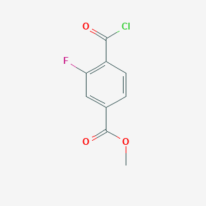 4-Chlorocarbonyl-3-fluoro-benzoic acid methyl ester