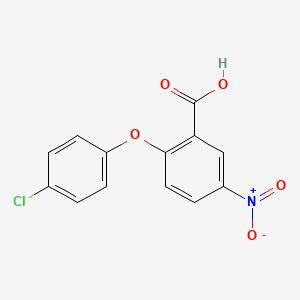 2-(4-Chlorophenoxy)-5-nitrobenzoic acid