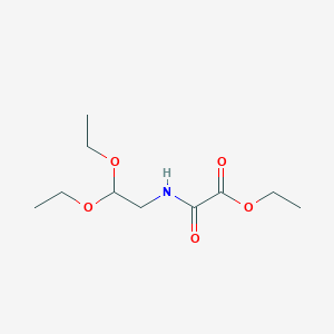 molecular formula C10H19NO5 B8338165 ethyl N-(2,2-diethoxyethyl)oxamate 