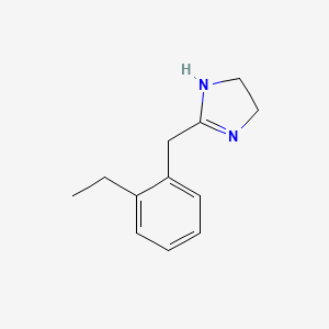 2-(2-Ethyl-benzyl)-4,5-dihydro-1H-imidazole