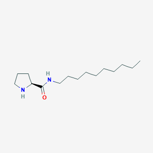 molecular formula C15H30N2O B8338258 N-Decyl-L-prolinamide 