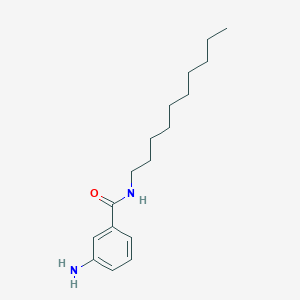 molecular formula C17H28N2O B8338368 3-amino-N-decylbenzamide 