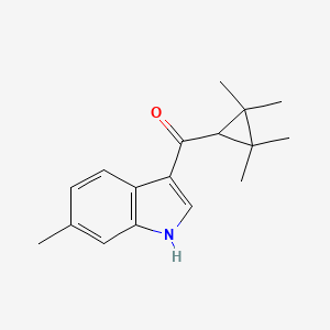 (6-methyl-1H-indol-3-yl)-(2,2,3,3-tetramethylcyclopropyl)methanone