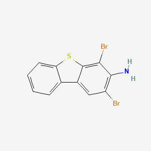 2,4-Dibromodibenzo[b,d]thiophen-3-amine