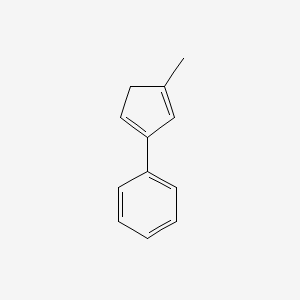 molecular formula C12H12 B8338446 1-Methyl-3-Phenyl-1,3-Cyclopentadiene 