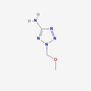 molecular formula C3H7N5O B8338472 5-amino-2-methoxymethyl-2H-tetrazole 