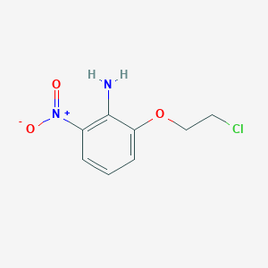 molecular formula C8H9ClN2O3 B8338493 2-(2-Chloro-ethoxy)-6-nitro-phenylamine 