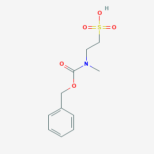 2-[[(Benzyloxy)carbonyl](methyl)amino]-ethane-1-sulfonic acid