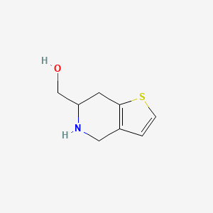 molecular formula C8H11NOS B8338554 (RS)-6-hydroxymethyl-4,5,6,7-tetrahydrothieno[3,2-c]pyridine 