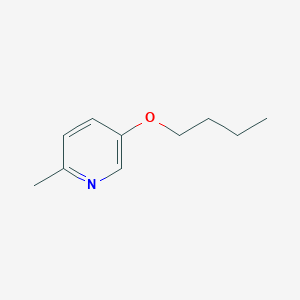 molecular formula C10H15NO B8338575 5-Butoxy-alpha-picoline 