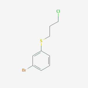 1-Bromo-3-[(3-chloropropyl)sulfanyl]benzene