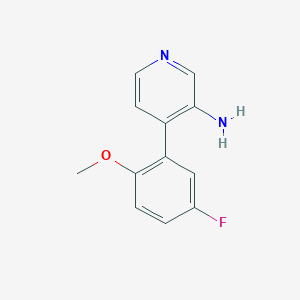 4-(5-Fluoro-2-methoxy-phenyl)-pyridin-3-ylamine