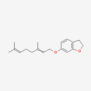 B8338981 6-[(3,7-Dimethylocta-2,6-dien-1-YL)oxy]-2,3-dihydro-1-benzofuran CAS No. 51079-31-3