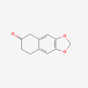 molecular formula C11H10O3 B8339007 6,7-Methylenedioxy-2-tetralone 