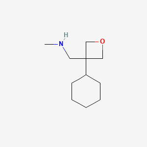3-Cyclohexyl-3-methylaminomethyloxetane
