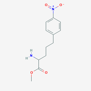 2-Amino-5-(4-nitrophenyl)pentanoic acid methyl ester