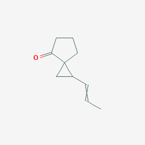 1-[Prop-1-en-1-yl)spiro[2.4]heptan-4-one