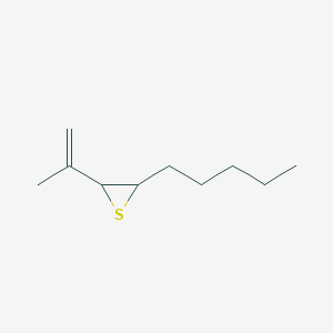 molecular formula C10H18S B8339082 2-Methyl-3,4-epithio-1-nonene 