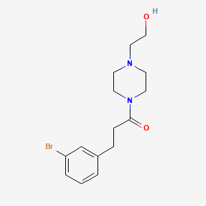 3-(3-Bromo-phenyl)-1-[4-(2-hydroxy-ethyl)-piperazin-1-yl]-propan-1-one