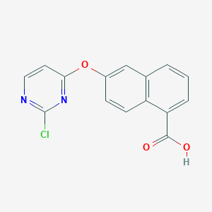 6-(2-Chloropyrimidin-4-yloxy)-1-naphthoic acid