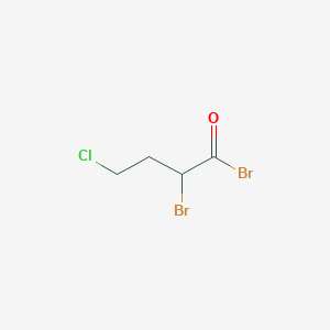 molecular formula C4H5Br2ClO B8339225 2-Bromo-4-chlorobutyryl bromide CAS No. 1719-99-9