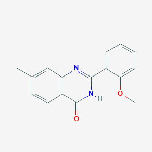 molecular formula C16H14N2O2 B8339248 2-(2-Methoxy-phenyl)-7-methyl-3h-quinazolin-4-one 