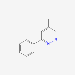 molecular formula C11H10N2 B8339359 3-Phenyl-5-methylpyridazine 