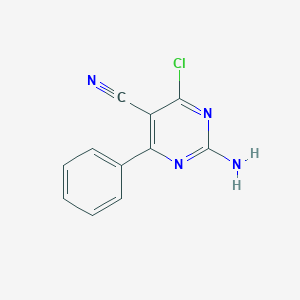 2-Amino-4-chloro-6-phenylpyrimidine-5-carbonitrile