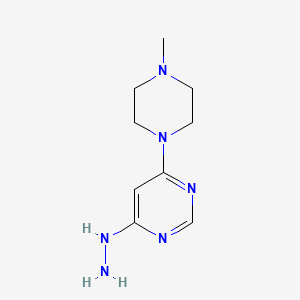4-Hydrazino-6-(4-methylpiperazin-1-yl)pyrimidine