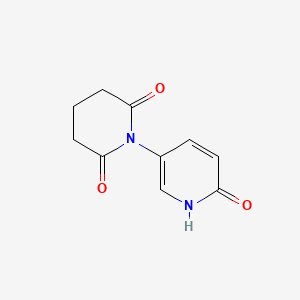 molecular formula C10H10N2O3 B8339477 6'-hydroxy-4,5-dihydro-3H-[1,3]bipyridinyl-2,6-dione 