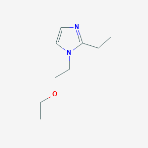 molecular formula C9H16N2O B8339585 1-(2-Ethoxyethyl)-2-ethyl imidazole 