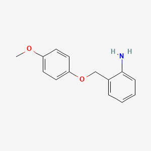 2-[(4-Methoxyphenoxy)methyl]aniline