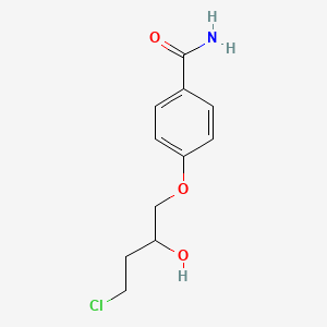 4-(4-Chloro-2-hydroxybutoxy)benzamide