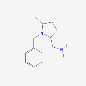 molecular formula C13H20N2 B8339761 2-Aminomethyl-1-benzyl-5-methylpyrrolidine 