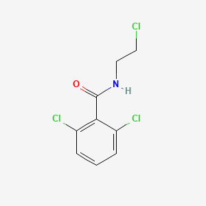 molecular formula C9H8Cl3NO B8339780 2,6-dichloro-N-(2-chloroethyl)benzamide 