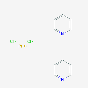 molecular formula C10H10Cl2N2Pt B083400 顺-二氯双(吡啶)铂(II) CAS No. 14872-21-0