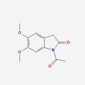 1-Acetyl-5,6-dimethoxy-2-indolinone