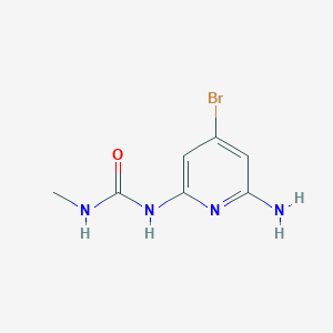 1-(6-Amino-4-bromo-pyridin-2-yl)-3-methyl-urea