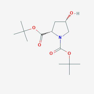 Di-t-butyl (2S,4S)-4-hydroxypyrrolidine-1,2-dicarboxylate