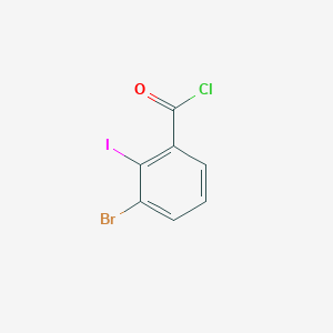 molecular formula C7H3BrClIO B8340254 3-Bromo-2-iodobenzoyl chloride 