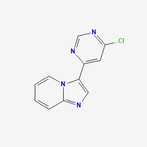 3-(6-Chloro-pyrimidin-4-yl)-imidazo[1,2-a]pyridine