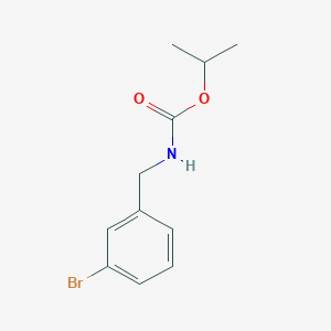 molecular formula C11H14BrNO2 B8340348 isopropyl N-(3-bromobenzyl)carbamate 