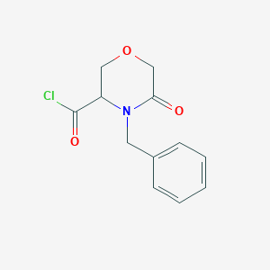 (RS)-4-benzyl-5-oxomorpholine-3-carbonyl chloride