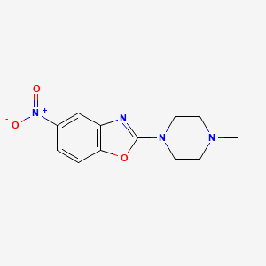 2-(4-Methyl-1-piperazinyl)-5-nitrobenzoxazole