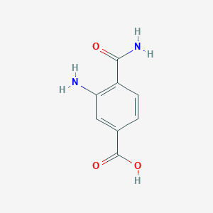 3-Amino-4-(aminocarbonyl)benzoic acid
