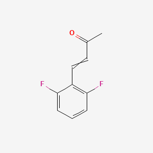 molecular formula C10H8F2O B8340459 4-(2,6-Difluorophenyl)-3-buten-2-one 