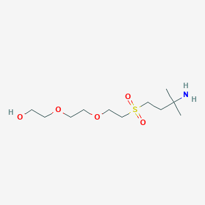 2-(2-(2-(3-Amino-3-methylbutylsulfonyl)ethoxy)ethoxy)ethanol